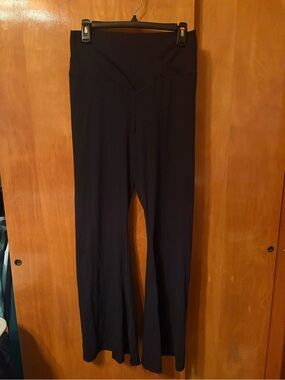 Aerie Black High-Waist Flare Yoga Pants